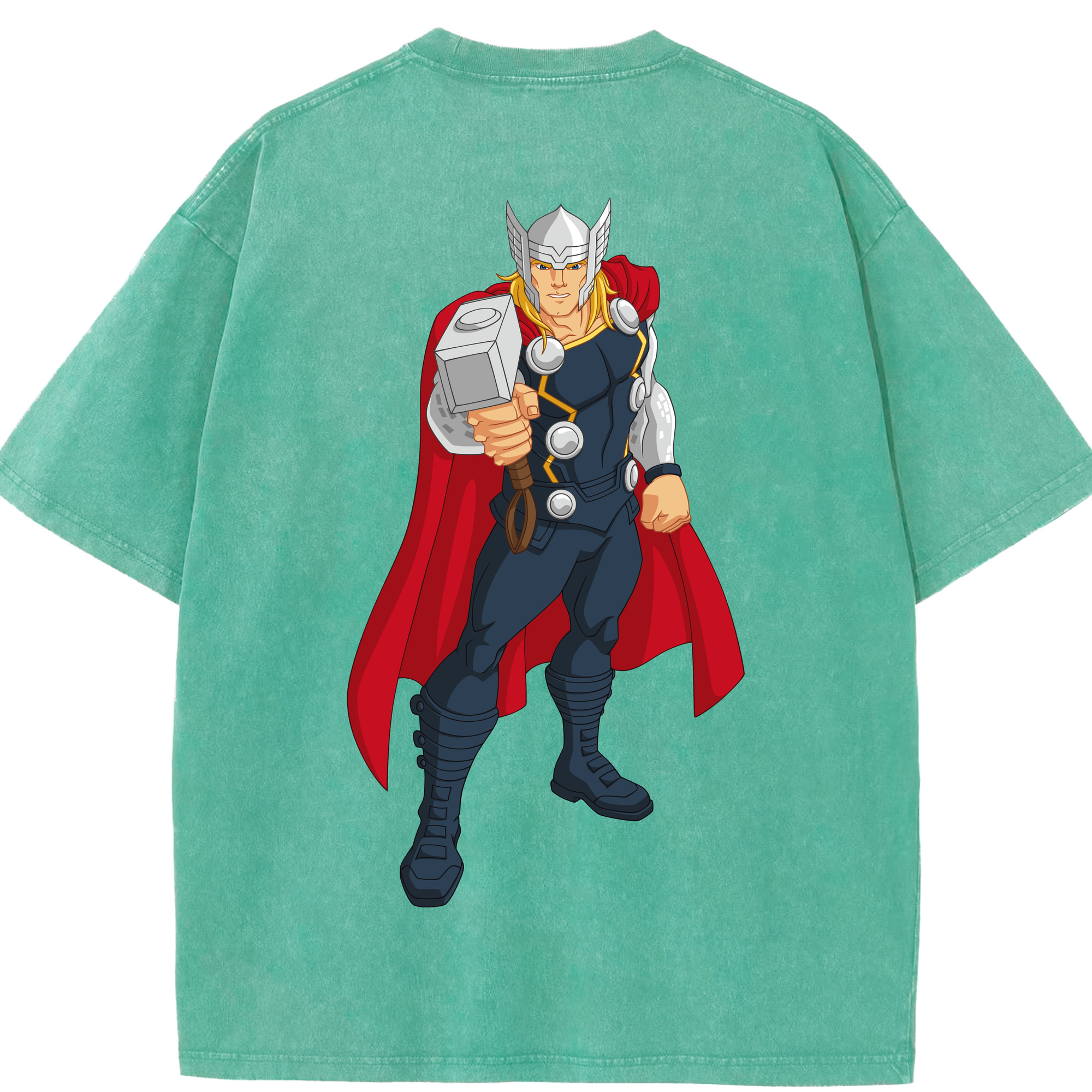 （画像用） アベンジャーズ The Avengers 綿100% ヴィンテージ風 半袖Tシャツ（背面プリント）